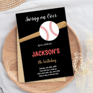 Einladung Baseball zum Geburtstag