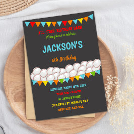 Einladung Baseball zum Geburtstag