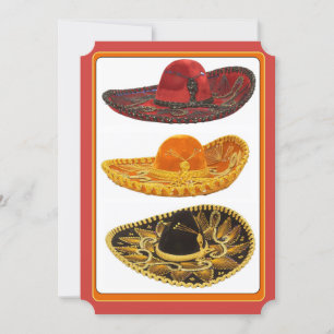 Einladung Cinco De Mayo Party Sombreros