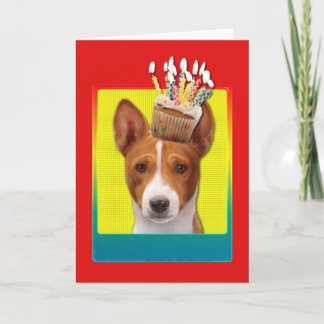 Einladung Cupcake - Basenji