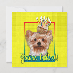 Einladung Cupcake - Yorkshire Terrier