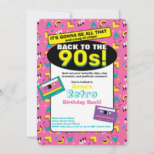 Einladung der 90er Jahre