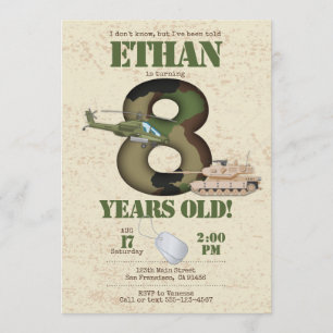 Einladung der Armee - 8. Geburtstag