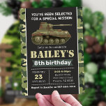 Einladung der Armee, Camouflage zum militärischen<br><div class="desc">Einladung der Armee,  Einladung zum militärischen Geburtstag,  Geburtstag der Armee,  Einladung zum militärischen Thema,  Einladung zur Camouflage,  Einladung zum Jungen Geburtstag</div>