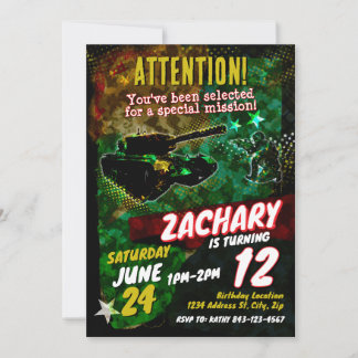 Einladung der Armee zum Geburtstag