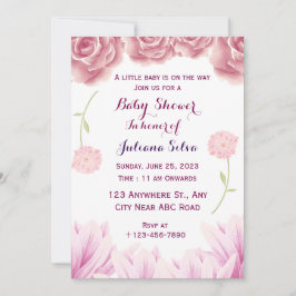 Einladung der Babydusche