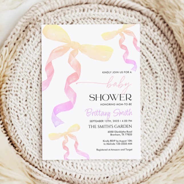 Einladung der Babydusche (Von Creator hochgeladen)