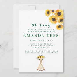 Einladung der Babydusche