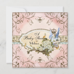 Einladung der Babydusche - verzauberte Prinzessin 