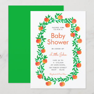 Einladung der Babydusche   Watercolor Robin Hood