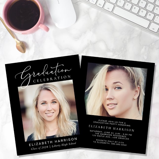 Einladung der Black Graduation Party des Budget Fo (Von Creator hochgeladen)