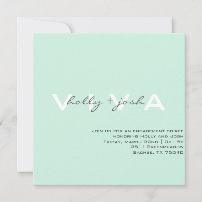 Einladung der Einsatzpartei (Vorderseite)