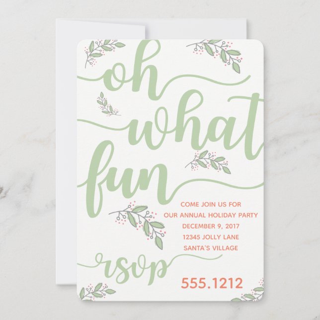 EINLADUNG DER FERIENPARTEI (Vorderseite)