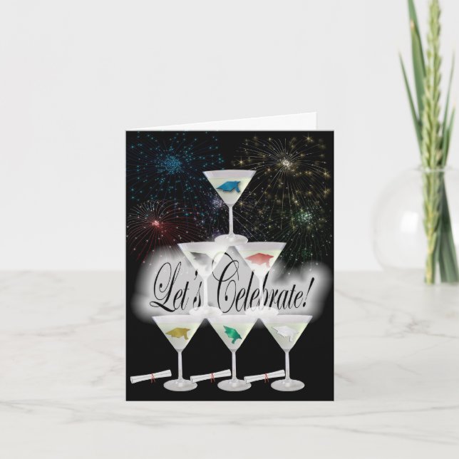 Einladung der Firecrackin Graduation Party (Vorderseite)