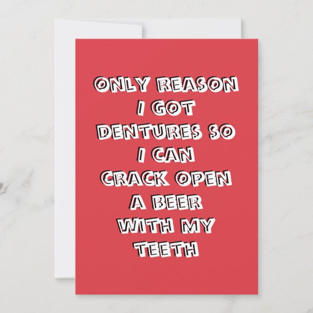 Einladung der Flasche zum Zähnchen (Vorderseite)