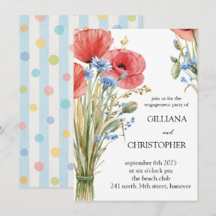 Einladung der floralen Engagement-Partei