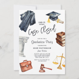 Einladung der Foto Law School Graduation Party