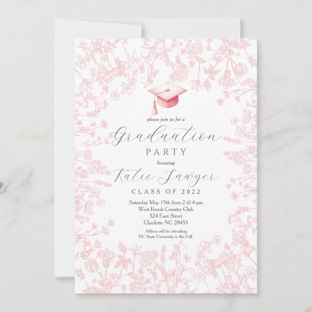 Einladung der Graduiertengruppe, Abschluss der Wil (Vorderseite)