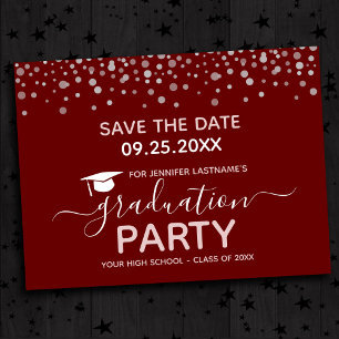 Einladung der Graduiertengruppe Save the Date Postkarte
