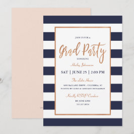 Einladung der Graduierungspartei für die Graduieru