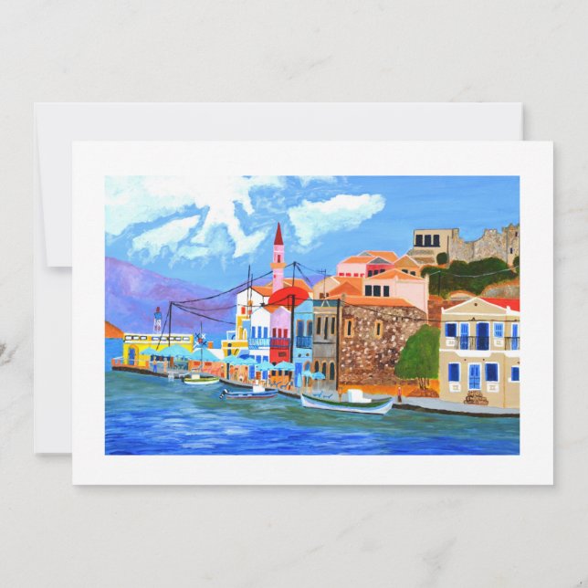 Einladung der griechischen Küste (Rückseite)