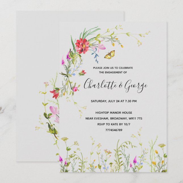 Einladung der Gruppe "Engagement für wild lebende  (Vorne/Hinten)