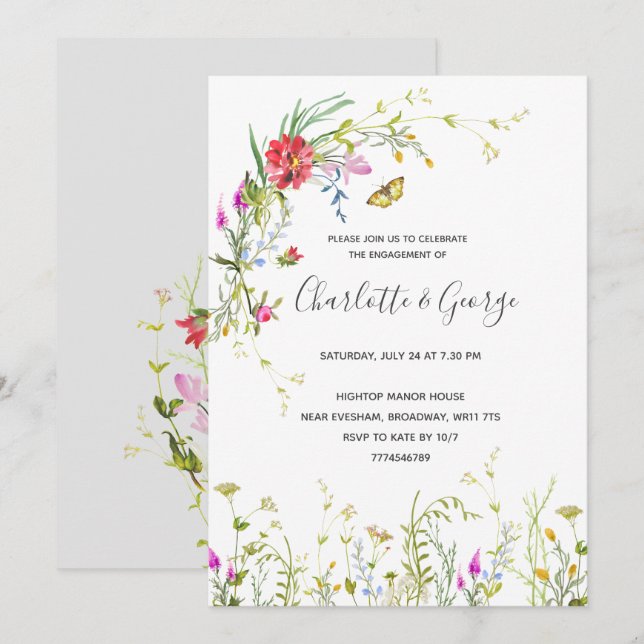 Einladung der Gruppe "Engagement für wild lebende  (Vorne/Hinten)