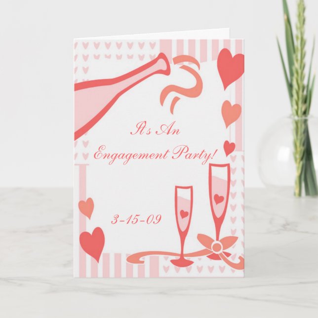 Einladung der Hochzeitspartei (Vorderseite)