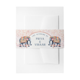 Einladung der indischen Elefanten Einladungsbanderole