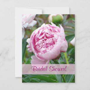 Einladung der japanischen Peony Bridal-Dusche