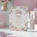 Einladung der kleinen Prinzessin Kid zum Geburtsta<br><div class="desc">Unsere Kollektion "Kleine Prinzessin" mit blauen und blauen Prinzessinnen-Kleidern und einer Burg mit magischen Blumen für das perfekte Party. Karo in unserem Shop für passende Artikel.</div>