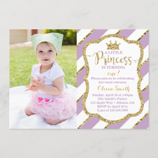 Einladung der kleinen Prinzessin zum Geburtstag