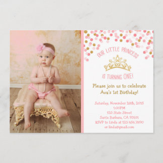 Einladung der kleinen Prinzessin zum Geburtstag - 