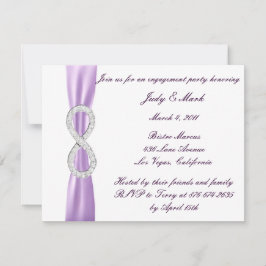 Einladung der "Lavender Infinity Engagement Party"