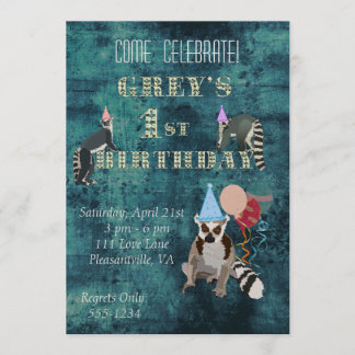 Einladung der Lemurs Marine zum Geburtstag