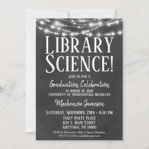 Einladung der Library Science Graduation Party