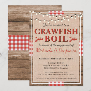 Einladung der Lobster-Gruppe "Crawfish Boil"
