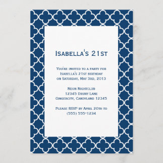 Einladung der Marine Quatrefolie zum Geburtstag