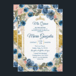 Einladung der mexikanischen Marine Charra Quincean<br><div class="desc">mexikanische Marine Charra Quinceanera EinladungMis Quince Anos,  15. Geburtstag, </div>