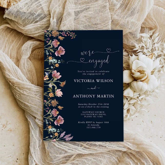 Einladung der Navy Blue Wildblume (Von Creator hochgeladen)