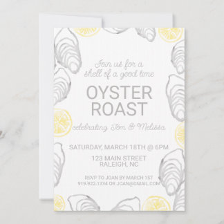 Einladung der Oyster Roast Engagement Party