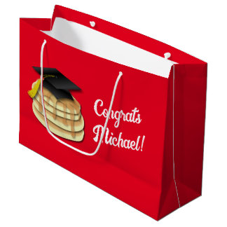 Einladung der Pancake Brunch Graduation Party Große Geschenktüte