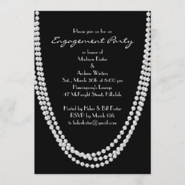 Einladung der Pearl Engagement Party der 1920er Ja