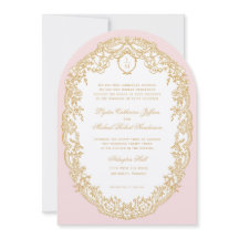 Einladung der Rosa Antique Paris Monogram