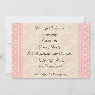 Einladung der rosa Flora