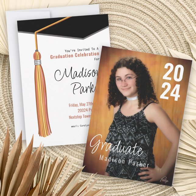 Einladung der Rust Tassel Graduation Party (Von Creator hochgeladen)