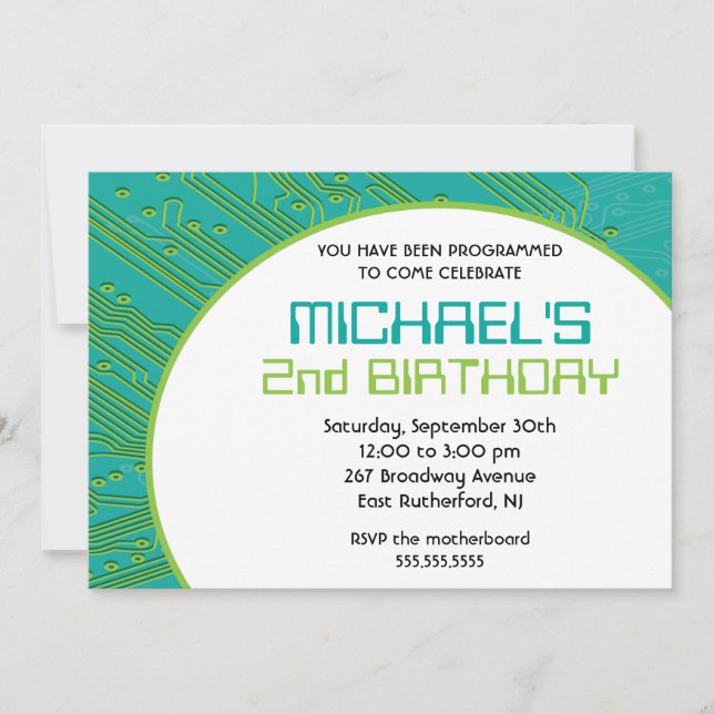 Einladung der Schalttafel (Vorderseite)