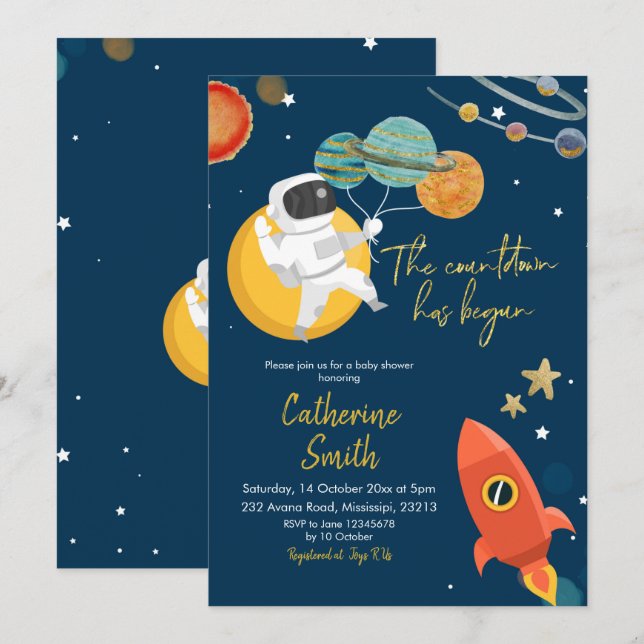 Einladung der Solarzellen-Kinderdusche (Vorne/Hinten)