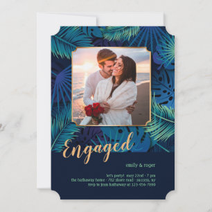 Einladung der Tropical Night Engagement Party