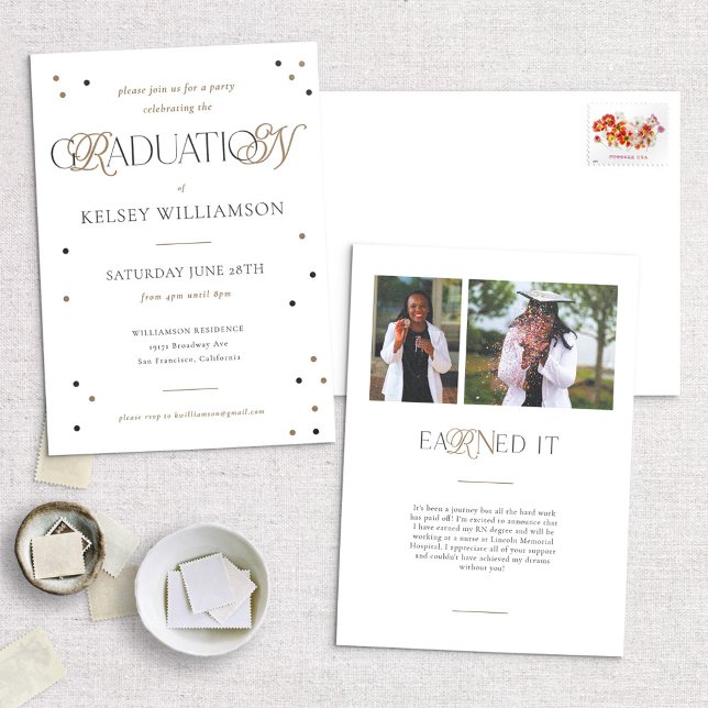 Einladung der White RN Nurse Graduation Party (Von Creator hochgeladen)